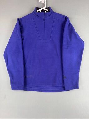 Columbia Classic Quarter-Zip Fleece Pullover in Royal Blue
